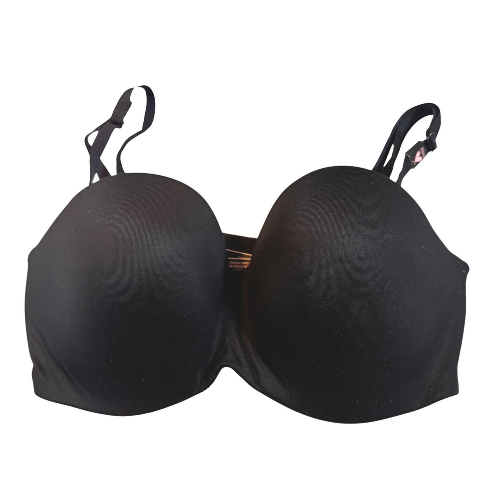 Victorias Secret Black Strapless Multi-Way Bra 34DD 11055565